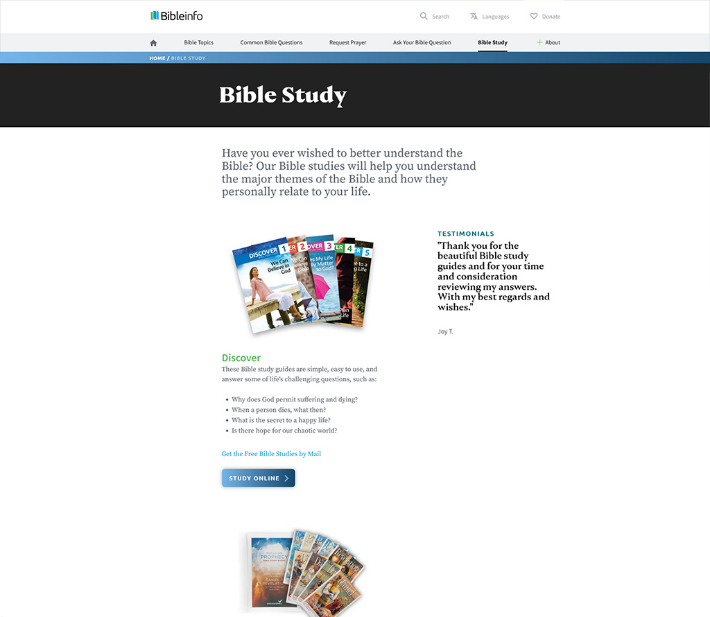 Bibleinfo.com Bible Study Guides
